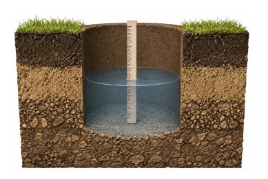 Segundo esquema del ensayo de absorción del terreno